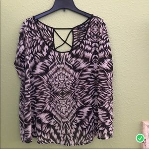 Torrid open-back blouse